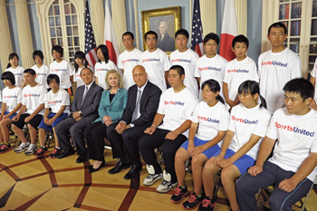 U.S. Plays Up Power of Sports In Win-Win Approach to Diplomacy U.S. Plays Up Power of Sports In Win-Win Approach to Diplomacy