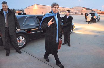 Kerry Gives Obama Something to Talk About Kerry Gives Obama Something to Talk About