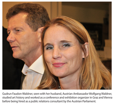 Austrian Wife, on Leave from Parliament Job, Shares Love of Arts with Husband Austrian Wife, on Leave from Parliament Job, Shares Love of Arts with Husband