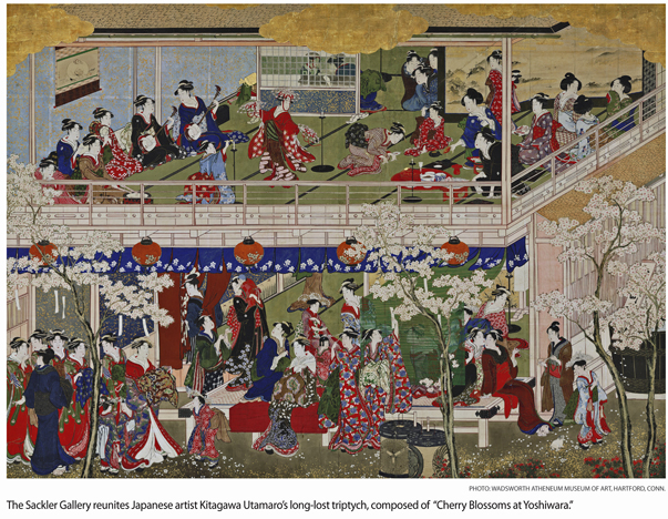 Sackler Reunites Famed Japanese Triptych Not Seen Together in Nearly 140 Years Sackler Reunites Famed Japanese Triptych Not Seen Together in Nearly 140 Years