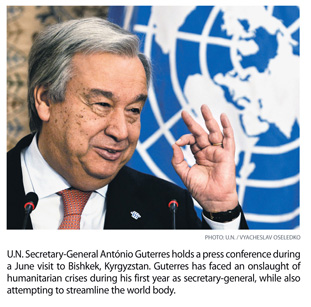U.N. Secretary-General Guterres Navigates World Crises and Skeptical White House U.N. Secretary-General Guterres Navigates World Crises and Skeptical White House