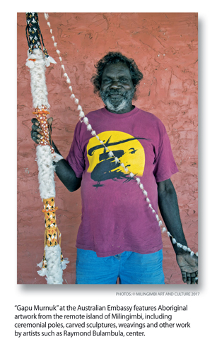 Australian Embassy Celebrates Aboriginal Artists from Remote Island of Milingimbi Australian Embassy Celebrates Aboriginal Artists from Remote Island of Milingimbi