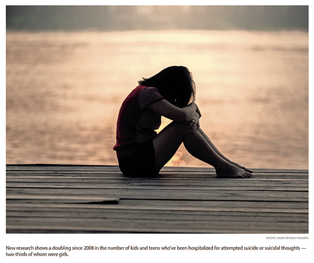 Big Rise Seen in U.S. Kids, Teens Attempting Suicide Big Rise Seen in U.S. Kids, Teens Attempting Suicide