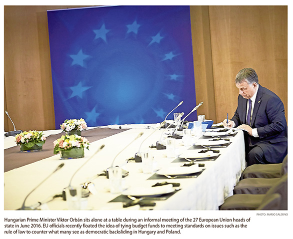 European Union Seeks to Influence Hungary, Poland Through Budget Funds European Union Seeks to Influence Hungary, Poland Through Budget Funds