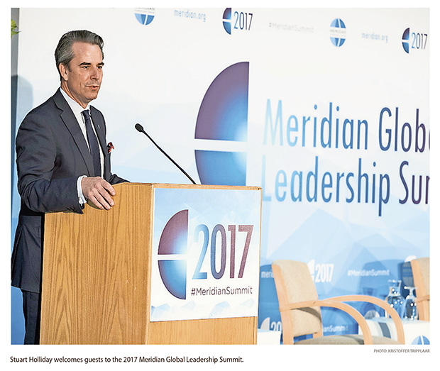 Stuart Holliday Talks About Meridian Center’s Focus on Global Leadership Stuart Holliday Talks About Meridian Center’s Focus on Global Leadership