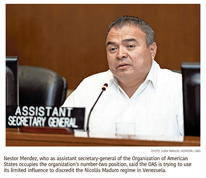 Nestor Mendez Discusses OAS Priorities in Wake of Venezuela, Migrant Crises Nestor Mendez Discusses OAS Priorities in Wake of Venezuela, Migrant Crises