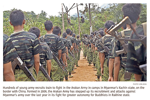 Overshadowed by Rohingya Crisis, Arakan Insurgency Against Myanmar Forces Intensifies Overshadowed by Rohingya Crisis, Arakan Insurgency Against Myanmar Forces Intensifies