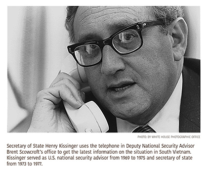Series of Oral Histories Offers Timely Reflections on Kissinger’s Diplomacy and Leadership Series of Oral Histories Offers Timely Reflections on Kissinger’s Diplomacy and Leadership