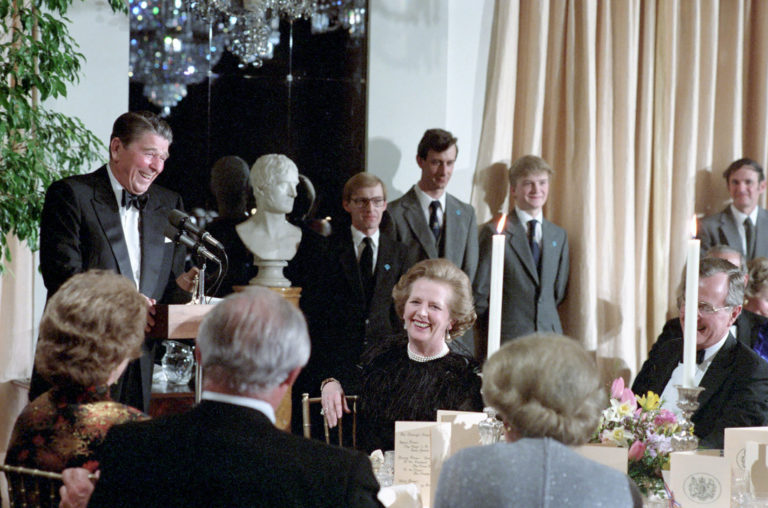 40 years ago: British Embassy hosts Reagan-Thatcher dinner 40 years ago: British Embassy hosts Reagan-Thatcher dinner