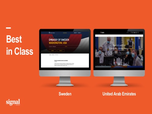 Signal Communications ranks UAE, Sweden best in embassy websites Signal Communications ranks UAE, Sweden best in embassy websites